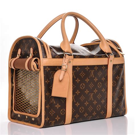 lv dog carrier 40 replica|louis vuitton dog carrier ebay.